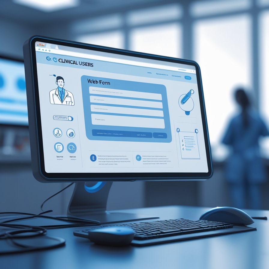 Custom PHP application for patient data management